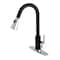 Gourmetier LS8727DL Concord Single-Handle Pull-Down Kitchen Faucet, Black/Chrome LS8727DL - alternate 1